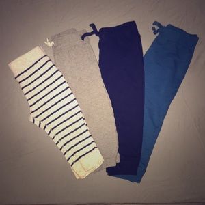 Bundle of 4 comfortable pants.